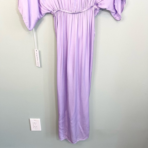 Young Fabulous & Broke Purple Surplice Kimono Twisted Hi Low Siren Dress XS NWT - Picture 6 of 15